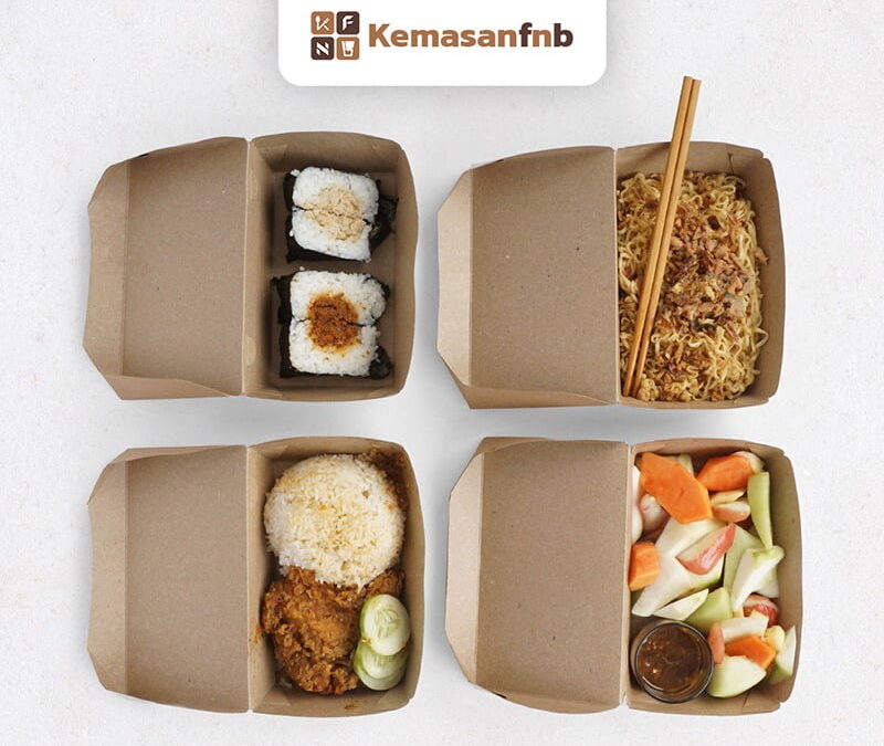 Jual Paper Lunch Box Food Grade untuk Bisnis Kuliner