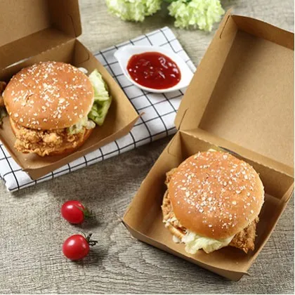 kemasan burger box kertas