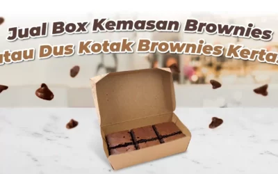 Jual Box Kemasan Brownies / Dus Kotak Brownies Kertas
