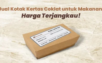 Jual Kotak Kertas Coklat untuk Makanan, Harga Terjangkau!