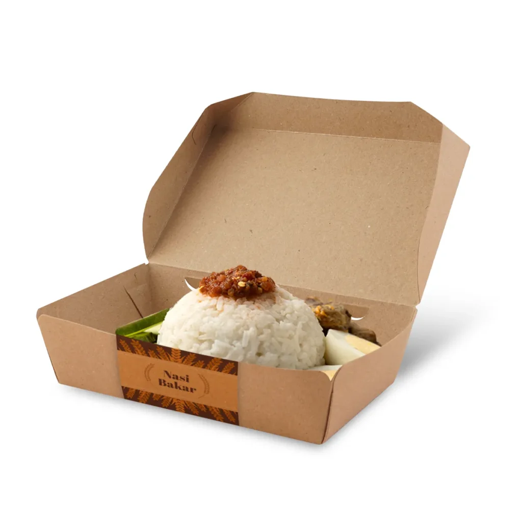kotak nasi bakar