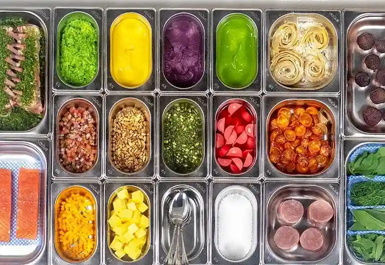 mise en place, teknik persiapan fast food