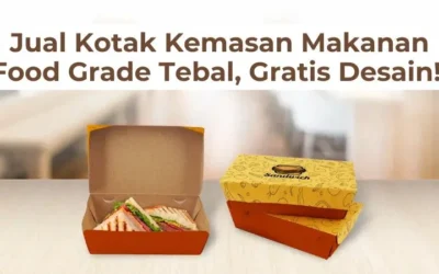 Jual Kotak Kemasan Makanan Food Grade Tebal, Gratis Desain!