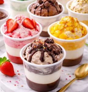 dessert makanan penutup eskrim