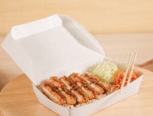 kemasan chicken katsu paperlunch box