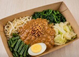 ide jualan di car free day pecel sayur