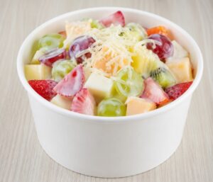 ide jualan di car free day salad buah
